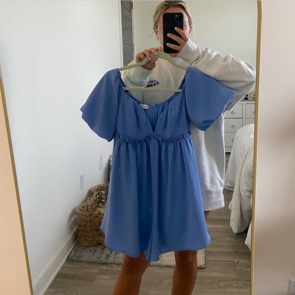 South moon under Juniper Blue romper size xs worn once